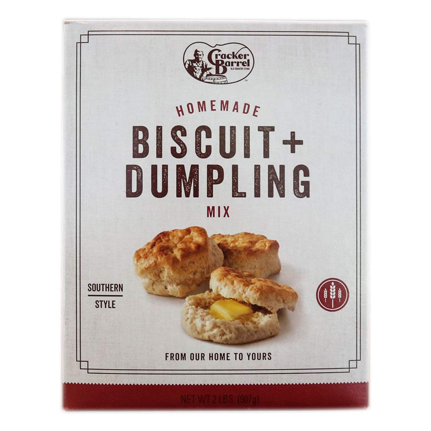 Cracker Barrel Biscuit and Dumpling Mix 2 Lbs Pack Of 2! Easy Premade Mix Makes Biscuits Or Dumplings! Delicious Homemade Southern Style Dumplings