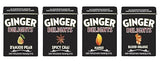 Ginger Delights Four Flavor Variety Pack | Genuine Ground Ginger Root, Natural Flavors | Kosher Certified, Vegan, Gluten Free | Aspartame & Xylitol