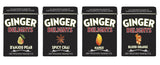 Ginger Delights Four Flavor Variety Pack | Genuine Ground Ginger Root, Natural Flavors | Kosher Certified, Vegan, Gluten Free | Aspartame & Xylitol