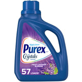 Purex Liquid Laundry Detergent with Crystals Fragrance, Fresh Lavender Blossom, 75 oz (50 loads)
