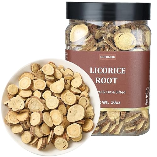 Premium Licorice Root Slices 10 Oz/283g,Cut and Sifted,100% Natural Licorice Root Tea,??.