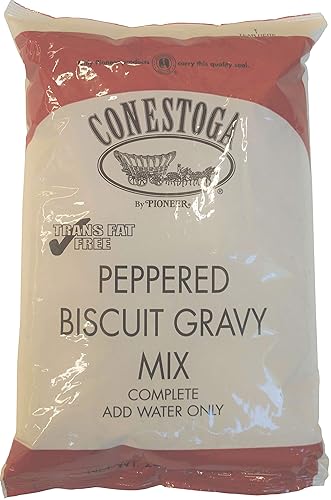 Conestoga Peppered Biscuit Gravy Mix, 24 Ounce - 6 per case.