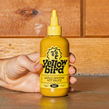 Yellowbird® Small Batch Garlic Shiitake Hot Sauce 9.8 oz. Pantry Size (The Most Hot | 1 Bottle | Made in Texas)