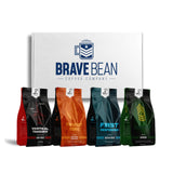 Brave Bean Coffee Company Launch Kit Sample Pack | 4-6oz Bags Specialty Whole Bean Coffee