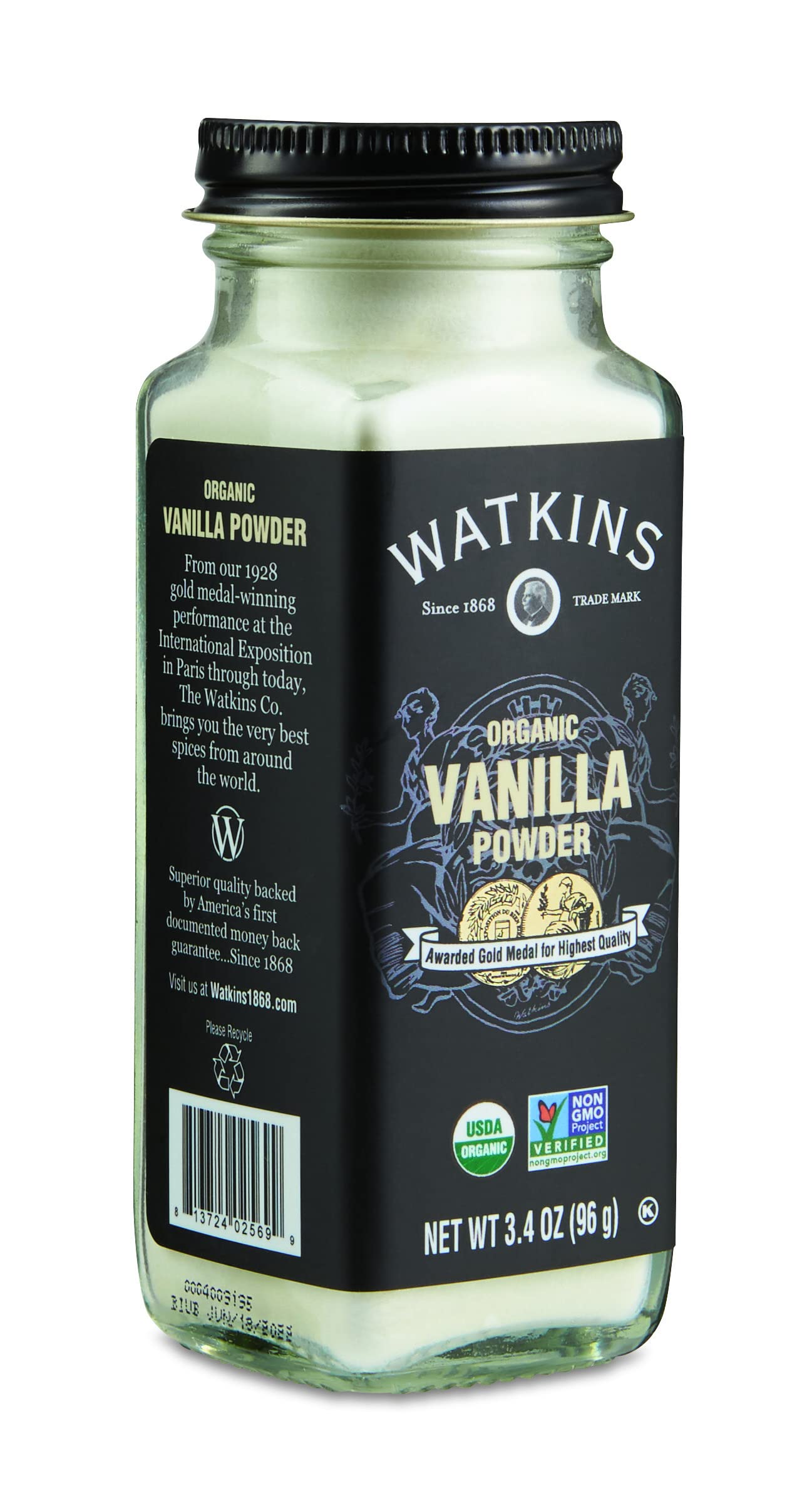Watkins Organic Vanilla Powder, 3.4 oz.
