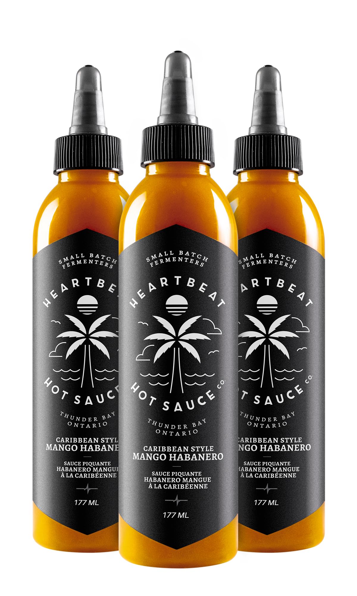 Heartbeat Hot Sauce Co. | Mango Habanero, 6 oz. 3 pack