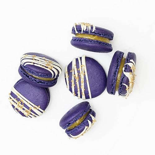 CrumbleCrate Baking DIY Activity Kit - Bake Delicious Lavender Macarons with Lemon Curd with Pre-Measured Ingredients - Best Gift Idea