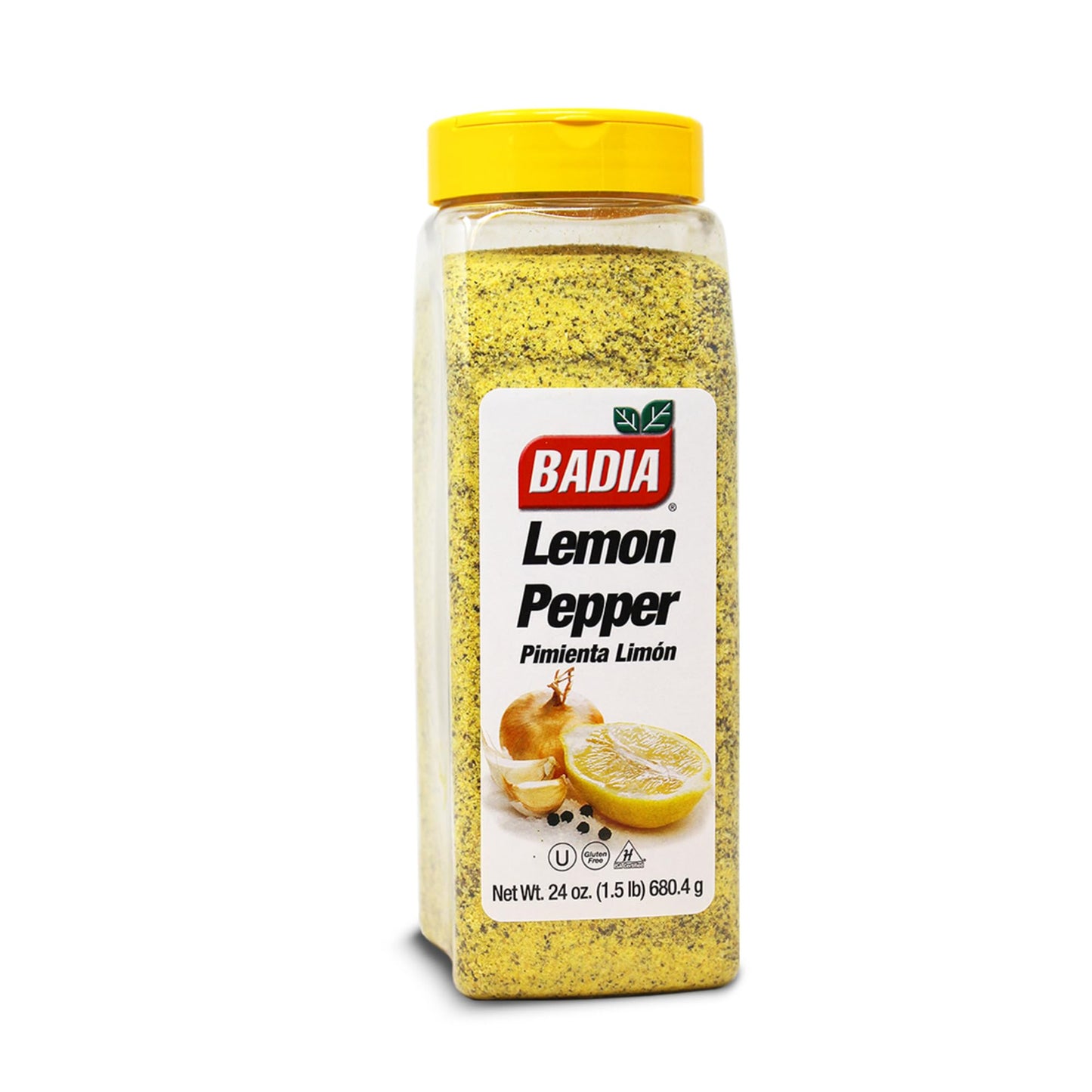 Badia Lemon Pepper Seasoning, 24 oz - Pepper, Garlic & Onion, Zesty Citrus Blend for Chicken, Seafood & Vegetables