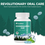 Remineralizing Gum, Containing Nano Hydroxyapatite, 90 Pieces, Teeth Remineralization, Sugar-Free Chewing Gum with Xylitol, Mint Flavor, Two pieces