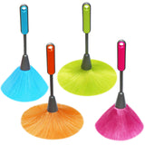 4 Pack 10" Small Microfiber Duster, Delicate Fluffy Microfiber Feather Duster, Suitable for Light Daily Household Dusting, Perfect for Cleaning Desk