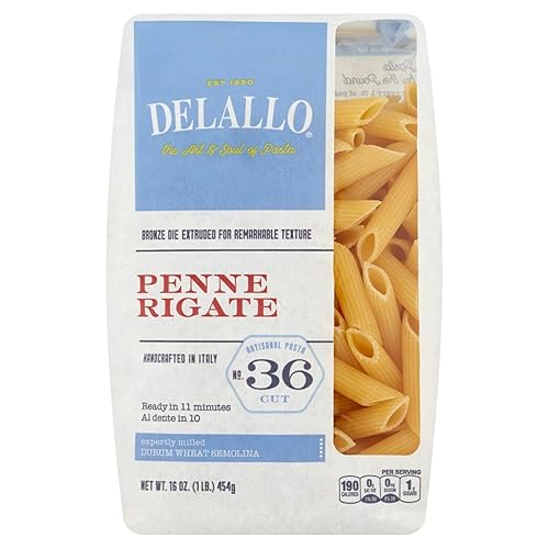 Delallo, Penne Rigate, 16 Ounce