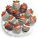 Chocolate Covered Strawberries, 12 Dark/Milk/White Delight