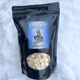 Gold Dust Kettle Corn | Frosty Chocolate | Gourmet White Chocolate Covered Kettle Corn | Sweet and Salty Popcorn | Gluten Free | Non GMO | Fresh