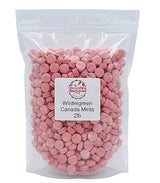 Pink Wintergreen Mints - 2 lbs of Crunchy Minty After Dinner Treats Smooth Creamy Candy