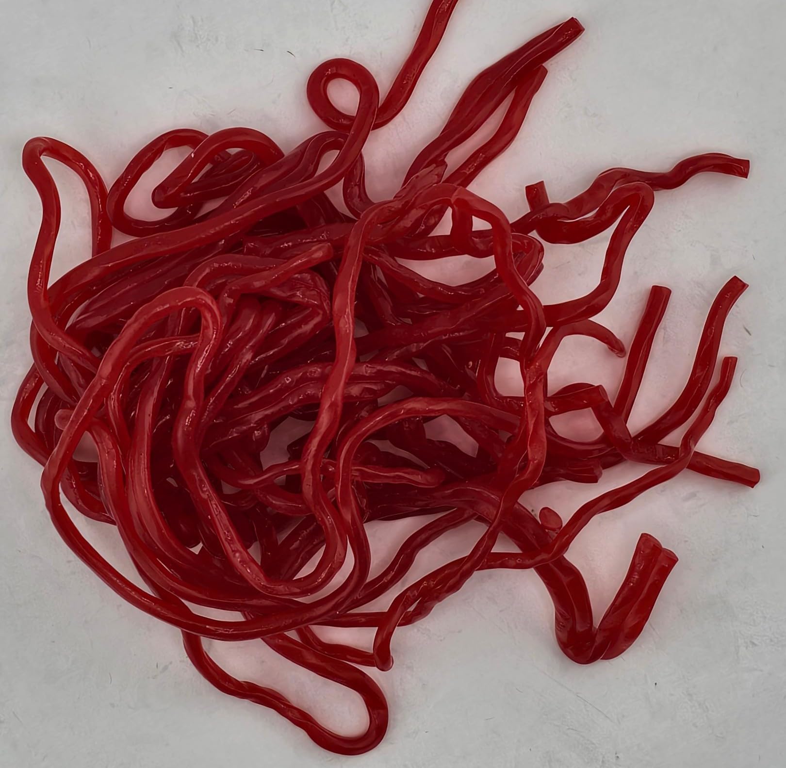 MiMa MiMa Assorted Gummy Candy - Fruity, Chewy Candy in Fun Shapes - Holiday Candy for Christmas Gifts & Stocking Stuffers - Strawberry Shoelaces 1lb