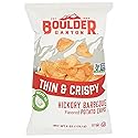 BOULDER CANYON Thin & Crispy Hickory BBQ Potato Chips, 6 OZ