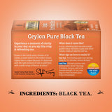 Twinings Ceylon Pure Black Tea - A Crisp, Refreshing, Formerly Orange Pekoe, Caffeinated Tea Bags, Individually Wrapped, 20 Count (Pack of 2)
