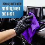 Maplefield Concentrated Microfiber Detergent - Deep Cleaning Power & Cleaning Liquid for Microfiber Cloths - Refreshing Lemon & Towel Laundry