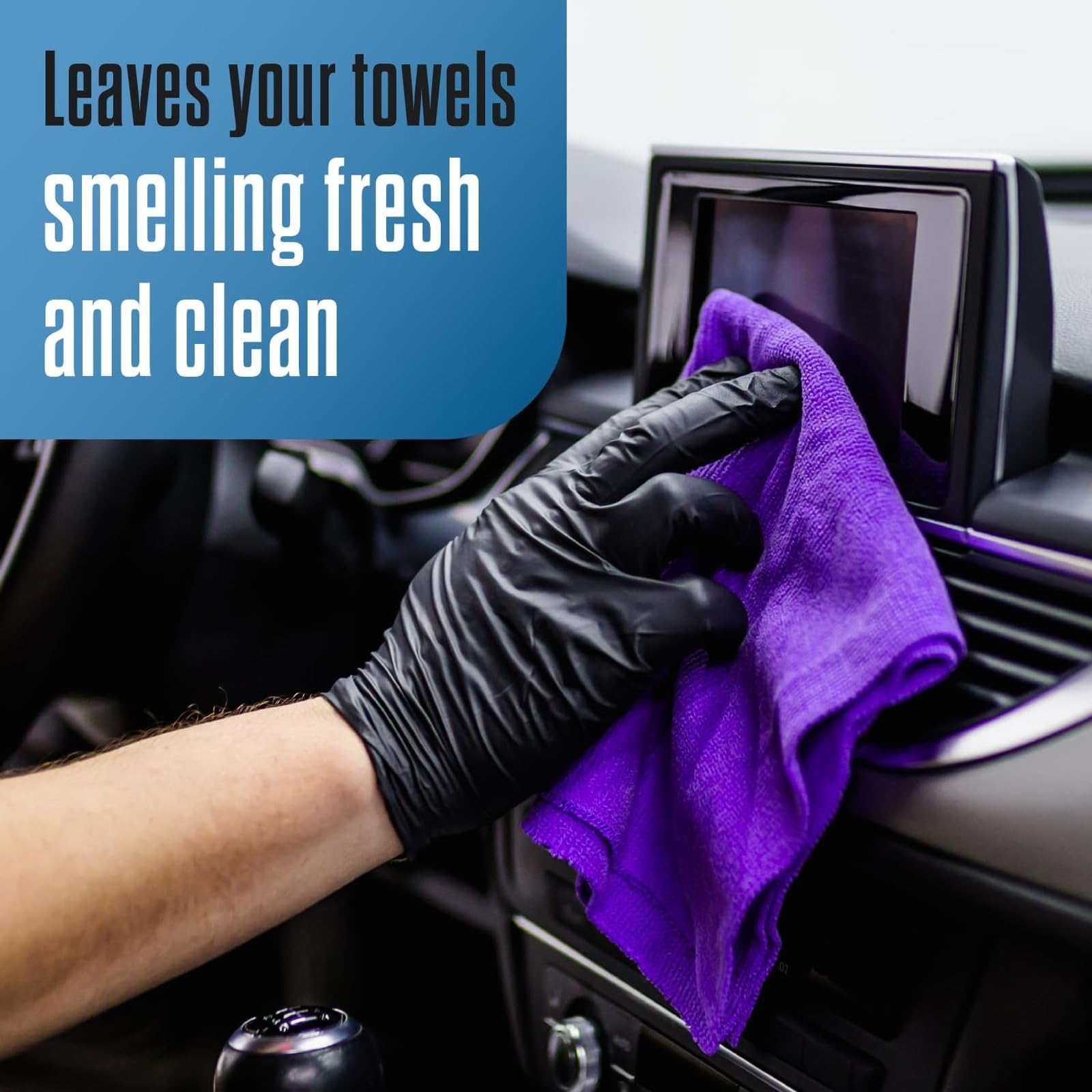 Maplefield Concentrated Microfiber Detergent - Deep Cleaning Power & Cleaning Liquid for Microfiber Cloths - Refreshing Lemon & Towel Laundry