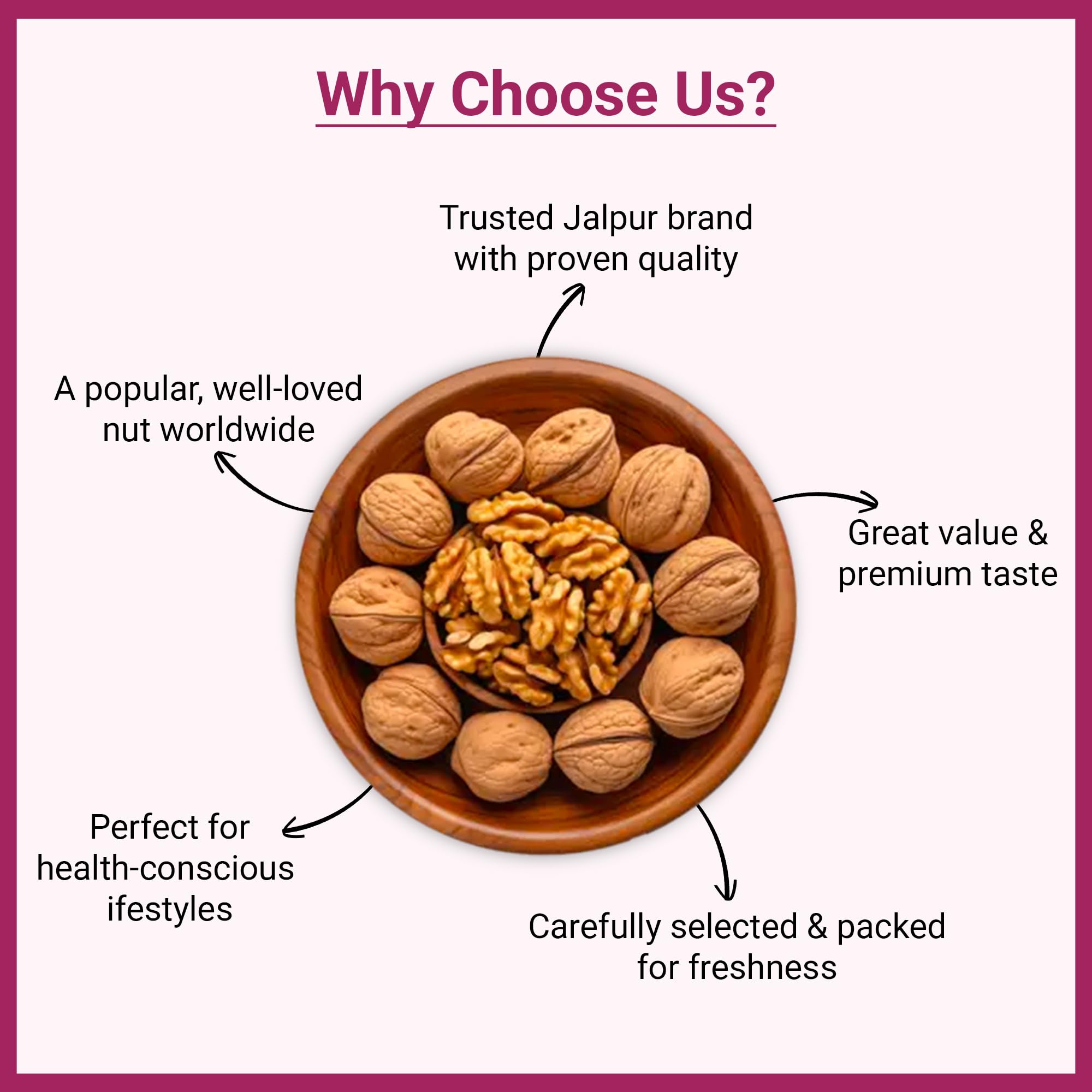 Walnuts 1kg (whole)