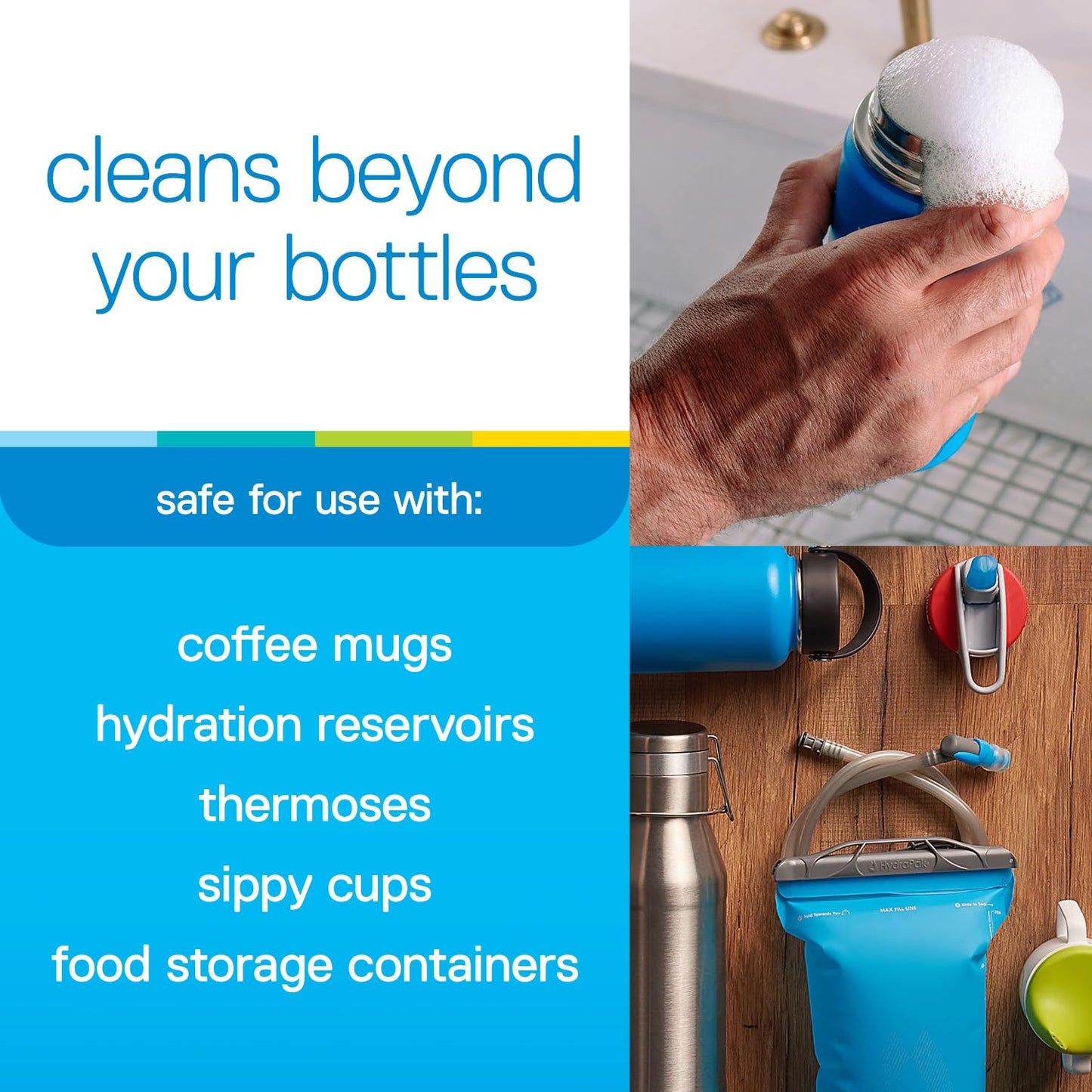 Bottle Bright Bulk Pack (78 Tablets)- EPA Safer Choice Certified, Clean Stainless Steel, Thermos, Tumbler, Insulated and Reusable Water Bottles