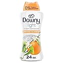Downy Light Laundry Scent Booster Beads, Orange Blossom Scent, 24.0 OZ, In-wash fabric beads designed to be gentle with a light boost of scent, No