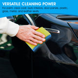 S.M. Arnold Scrub Away™ Plus Sponges, 4-Pack - 3" x 5" Non-Abrasive Dual-Sided Cleaning Tool for Car Detailing, Home & Office, Safe on Leather