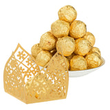 LIFKOME 50pcs Hollow Truffle Cups for Chocolate Wrappers Elegant Dessert Liners for Weddings Parties and Showers Lightweight and Easy to Use