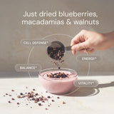 Blueprint Bryan Johnson Blueberry Nut Mix - Real Blueberries, Roasted Macadamia Nuts and Walnuts - No Additives or Added Sugars - Keto and Paleo