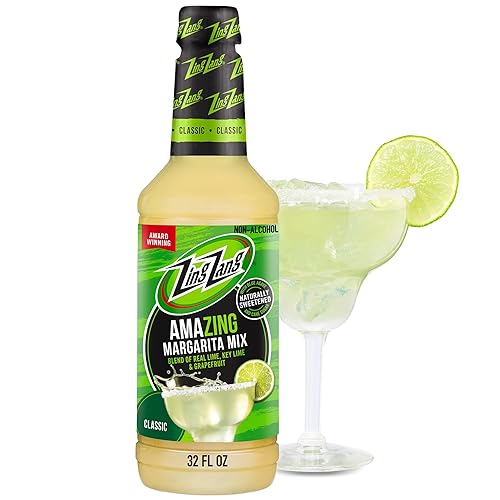 Zing Zang Regular Margarita Cocktail Mix Liquid, Plastic Bottle, 32 Fl Oz