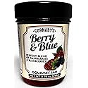 Cornaby’s Berry & Blue Jam, Raspberry and Blueberry Fruit Spread, Made with Real Fruit, Small Batch, 8.75 oz Jar