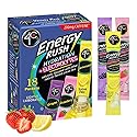 4C Energy Rush PSD with Electrolytes 18ct Variety Pack Stix (Lemonade/Strawberry/Grape - 6 of each stix)