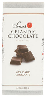 NOI SIRIUS, 70% Dark Chocolate Bar, 3.53 Ounce