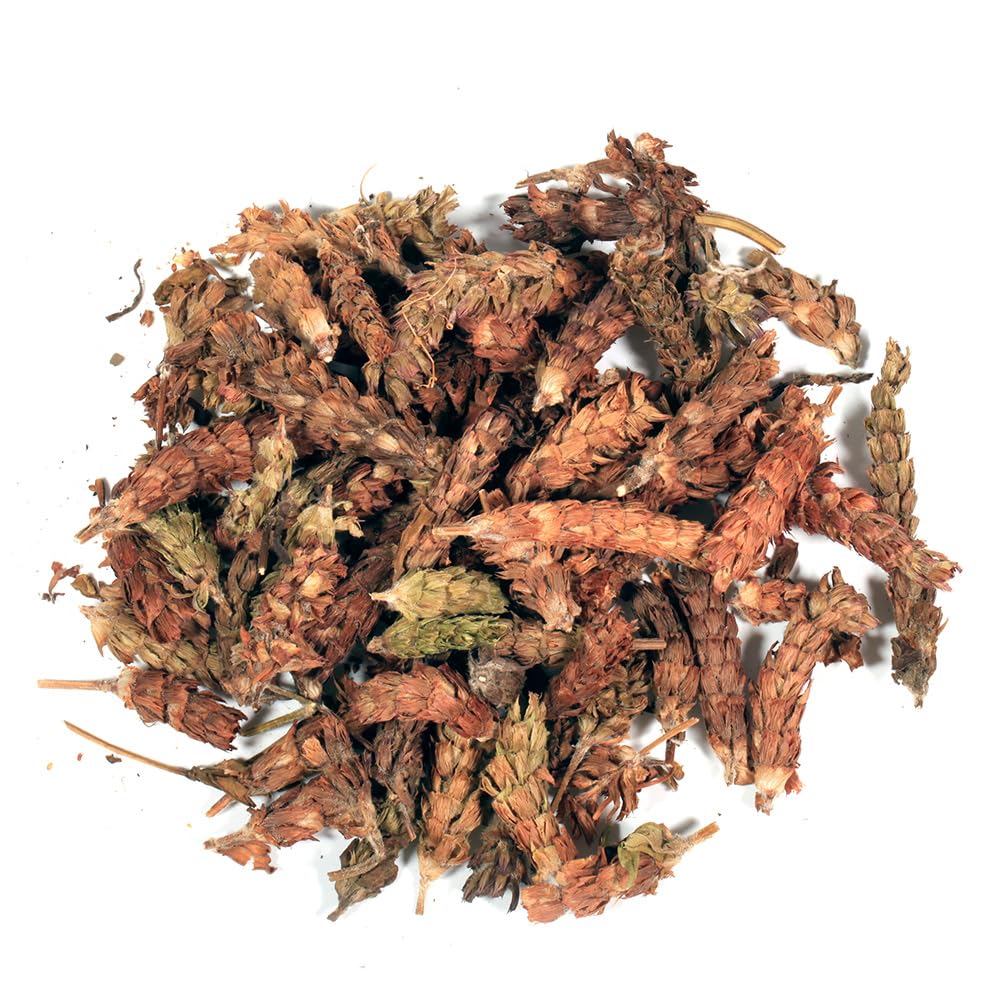 Hapsmiley Wild Prunella Spike Dried (xia ku cao/???), Self Heal (Prunella vulgaris L), Bulk (Cut and Sifted), Natural 100% Health Tea (2 Oz / 60g)