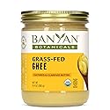 Banyan Botanicals Grass-Fed Ghee - Original Cultured Organic Ghee (Clarified Butter) - Tasty Oil & Butter Alternative for Cooking & Baking - 13.4 oz