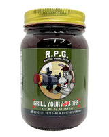 Grill Your As* Off RPG Salted Vodka Rib Glaze - 16oz Sweet & Spicy BBQ Sauce & Glaze for Ribs, Beef, Pork & Chicken - Gourmet Grilling & Marinade