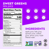 Raw Generation Sweet Green Juice Pack - Cold Pressed Juice/Boost Energy with Plant Based Nutrients Juices/A More Delicious Way to Get Your Sweet Green