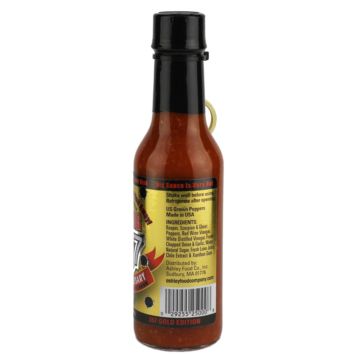 Mad Dog 357 Gold Edition Hot Sauce, Over 1 Million Scoville, 5 oz
