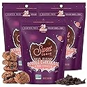 Sweet Logic Mini Cookies - Double Chocolate Brownie Cookies - Nut Free - Gluten Free Snacks - Keto - High Fiber - Non-GMO - Low Sugar - Low Carbs