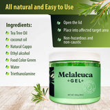 Melaleuca Gel All Natural Air Purifier, Odor Removing Freshener with 100% Australian Tea Tree Essential Oil. Clean air in moist basements, RV's
