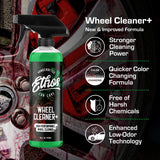 Ethos Wheel Cleaner - Car Wheel Cleaner Spray - Rim Cleaner Spray Brake Dust, Iron Remover - Color Change Technology - Professional Strength Formula