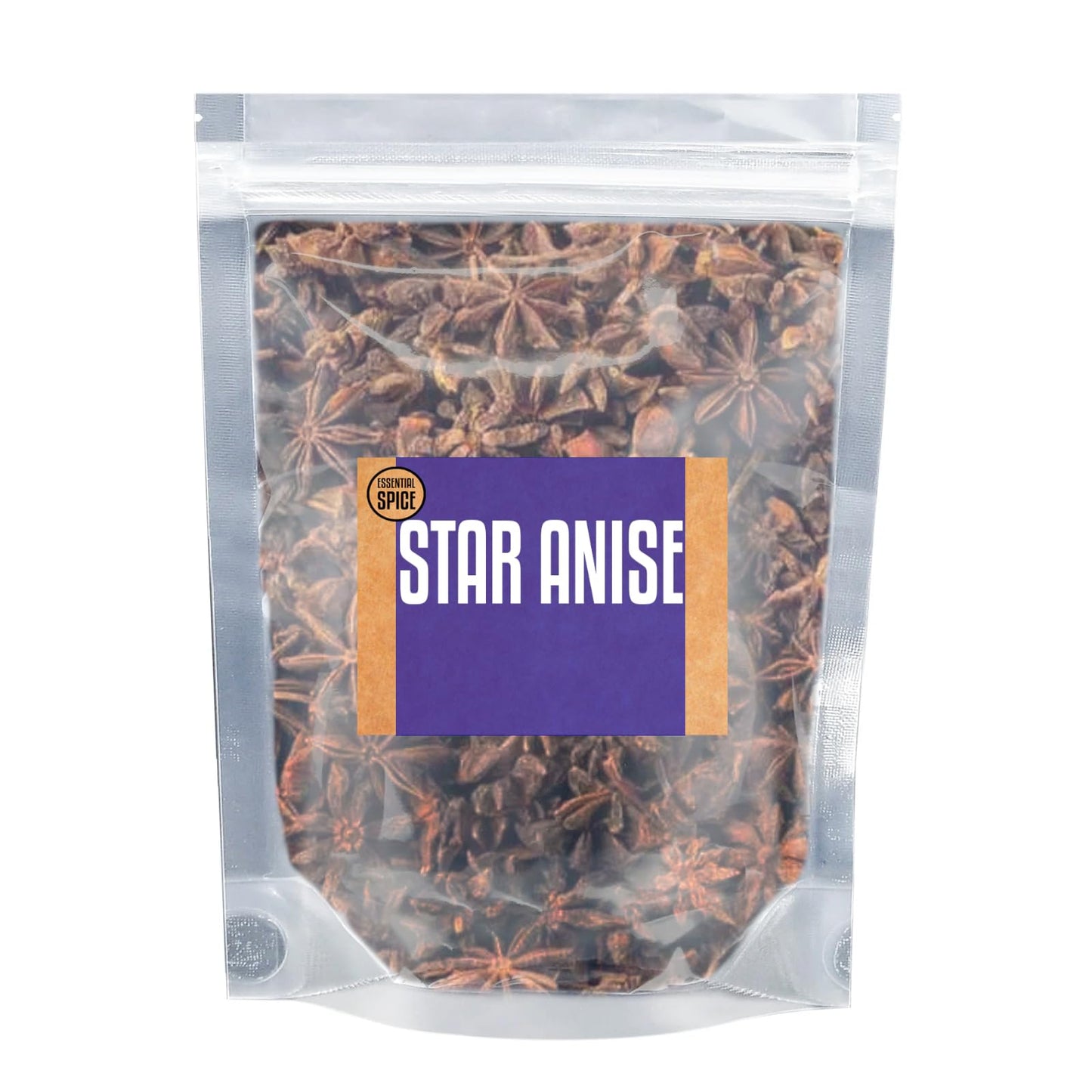 Essential Spice Whole Star Anise, 1 oz Bottle - Sweet, Licorice-Like & Aromatic Flavor - Dried Star Anise Pods for Teas, Broths, Baking & Spice Blends
