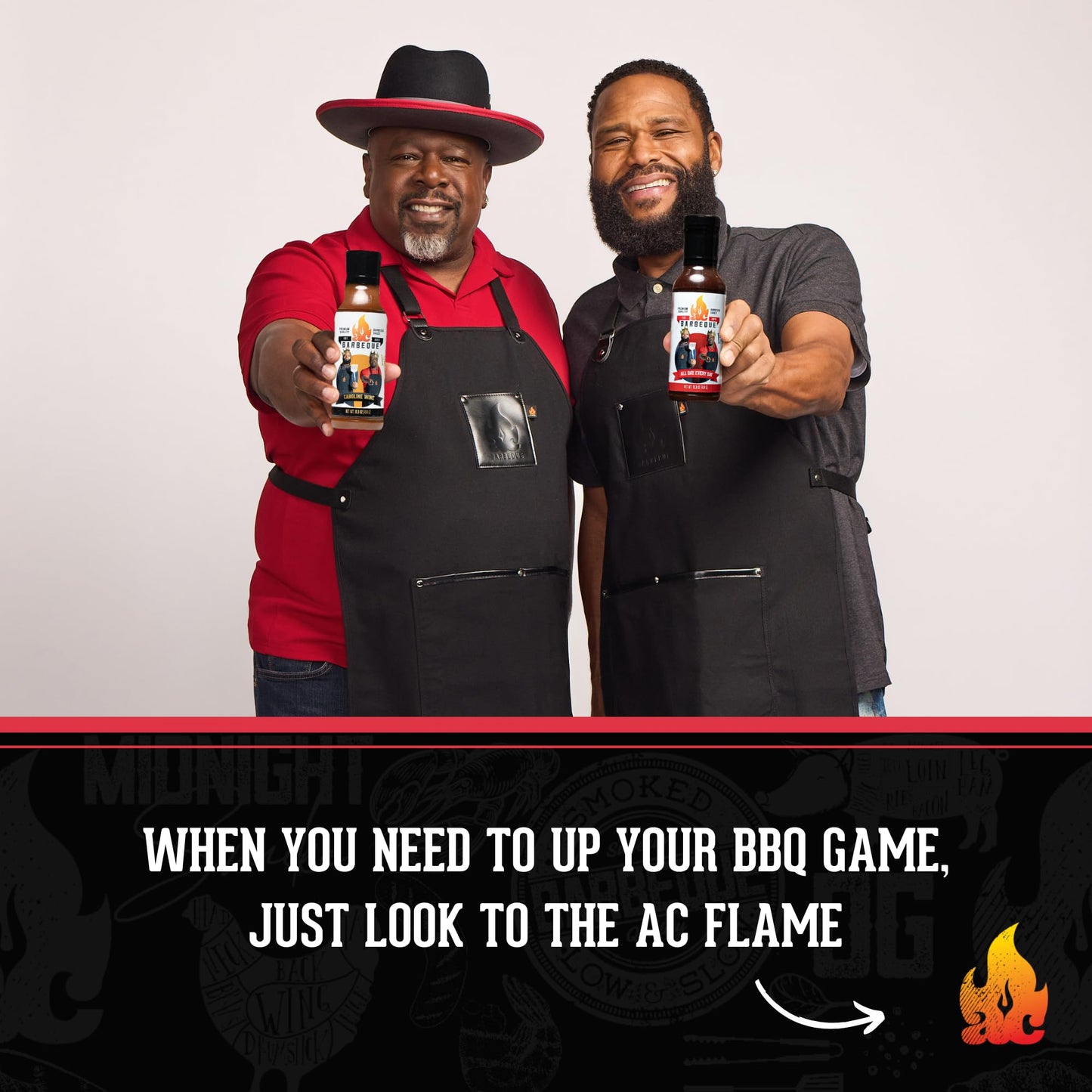 AC Barbeque Sauce - ALL DAY Every Day Sweet and Tangy BBQ Sauce, Savory Tomato Base, Great on Burgers, Ribs, Pulled Pork, Chicken, No MSG, 15.3oz