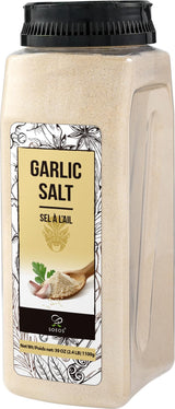 Soeos Garlic Salt 38.8 Ounce(1.1 kg), Bulk Garlic Salt Seasoning, Non GMO, Ideal for Adding Flavor to Soups, Breads, Vegetables, Meats and More