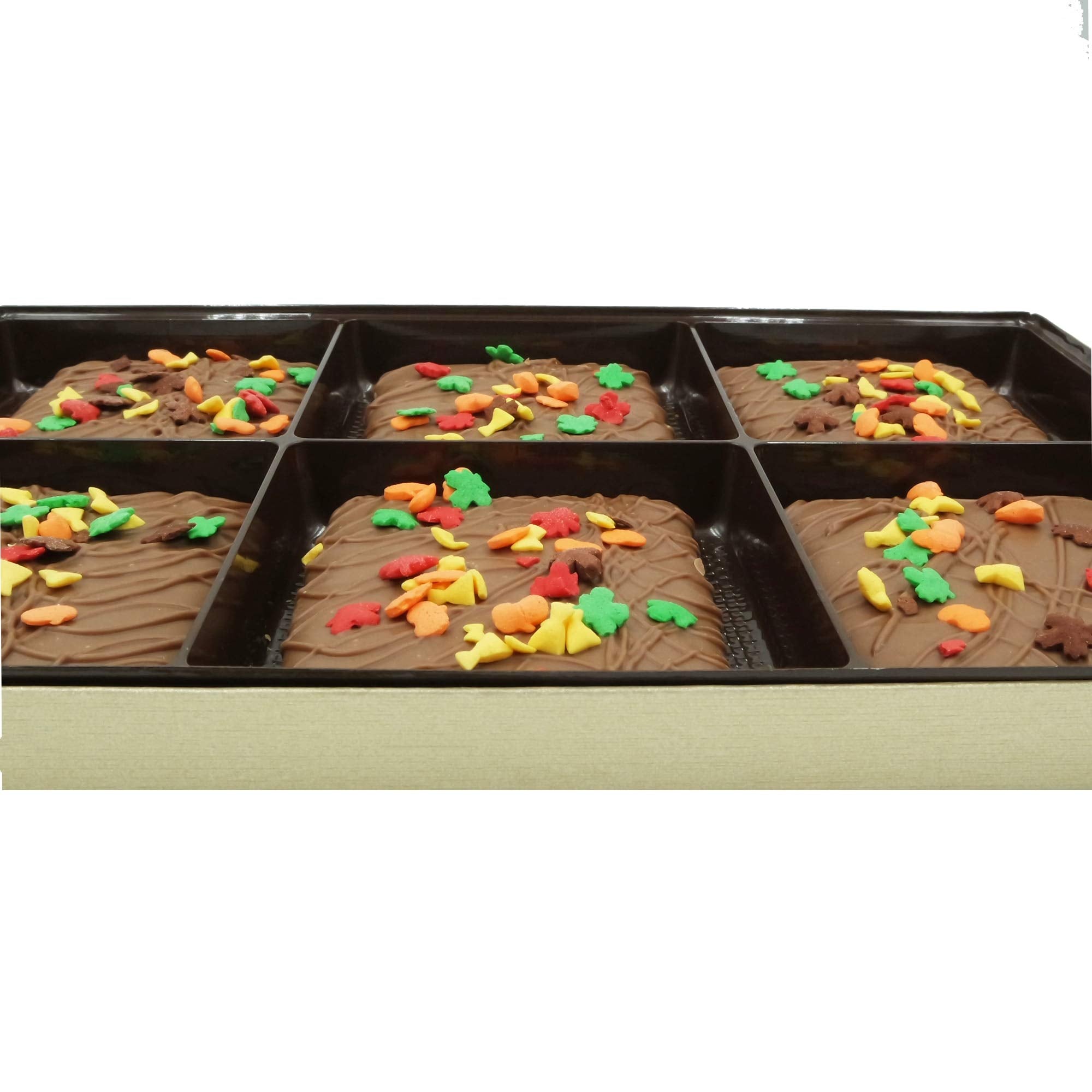 Philadelphia Candies Autumn Leaves Fall Gift, Milk Chocolate Covered Graham Crackers, 6 Ounce