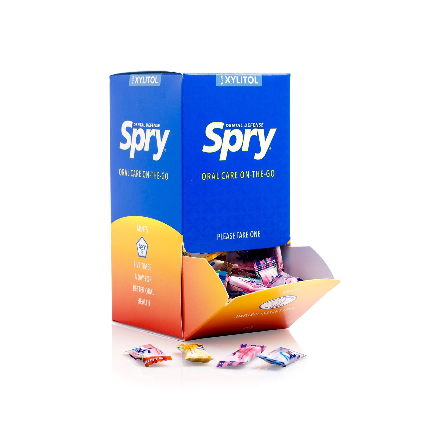 Spry Fresh Natural Xylitol Stronger Longer Chewing Gum Dental Defense System Aspartame-Free Sugar Free Gum (Variety, 2 Count - Pack of 225)