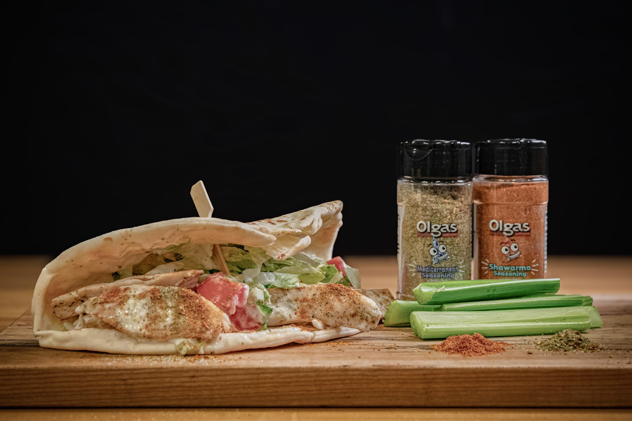 OLGA'S Seasoning Trio Bundle, Includes Snackers Blend, Mediterranean Herb Spice & Shawarma Seasoning, 3 Flavorful Spice Blends for Snacks, Grilled