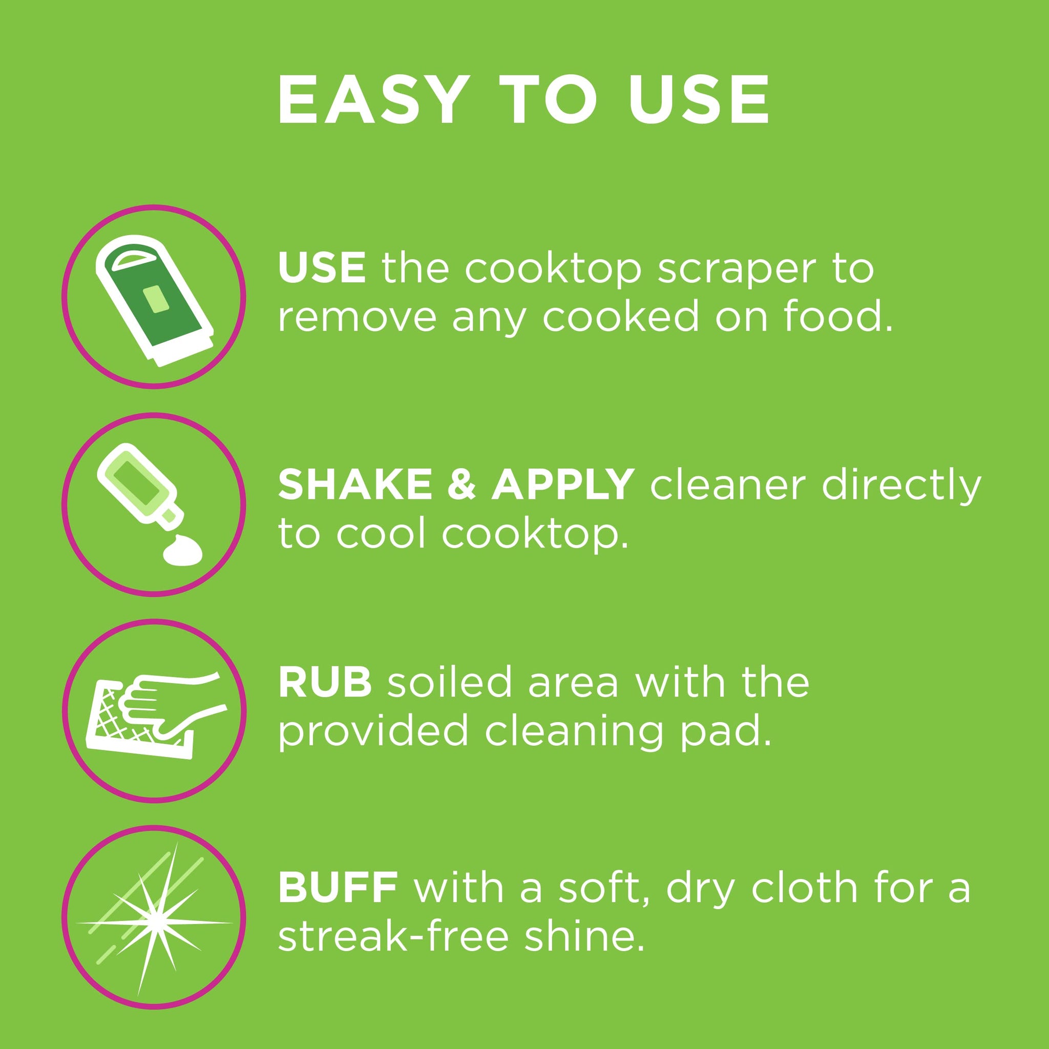 Affresh Cooktop Cleaning Kit, Safe for Glass & Ceramic Cooktops, Includes 5 oz cleaner, 5 pads, 1 scraper