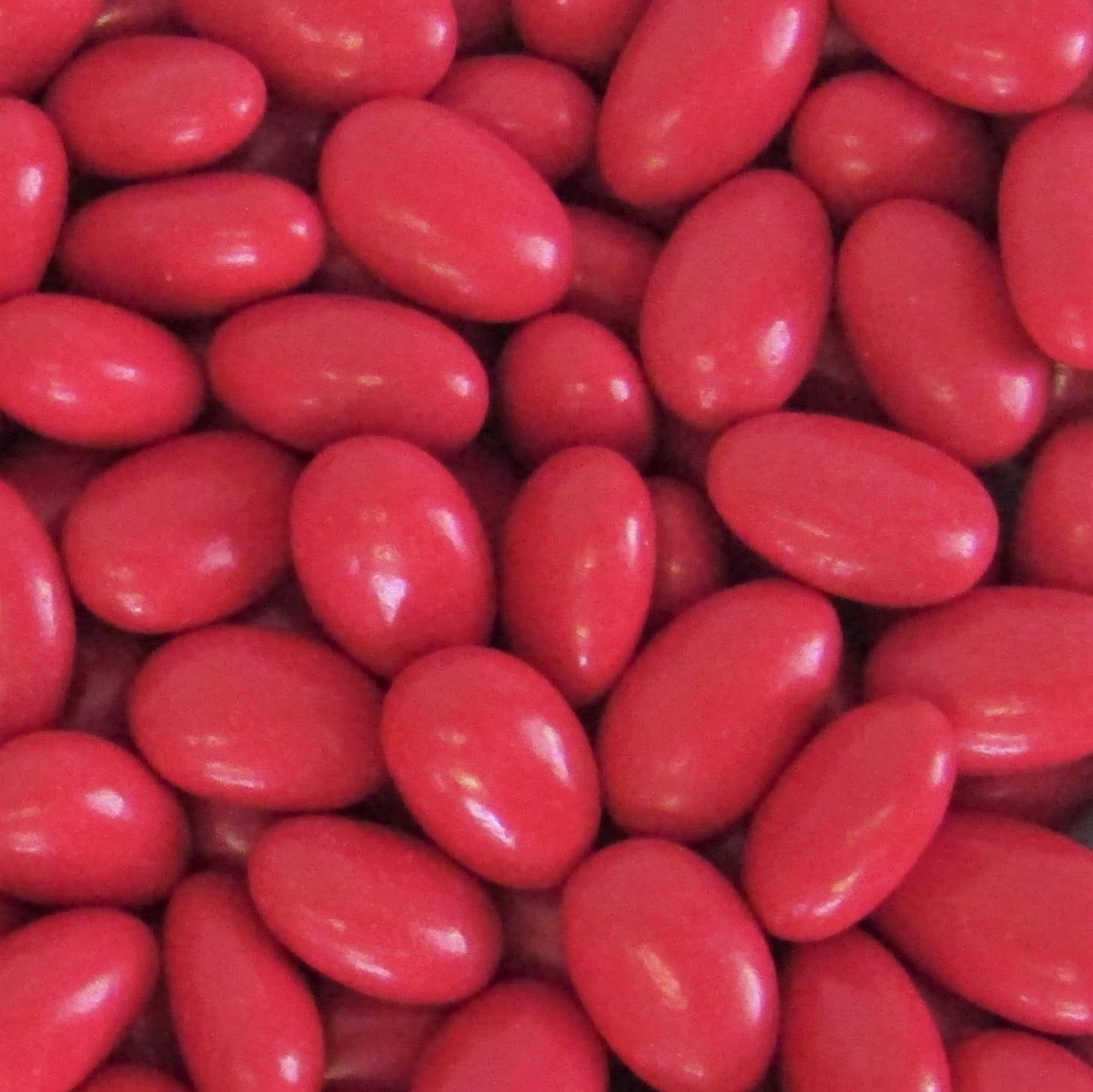 Red Jordan Almonds by Its Delish, 3.5 lbs Jumbo Container | Sugared Almond Nut with Sweet Hard Candy Coating - Bulk Wedding Favors and Party Buffets