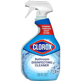 CLOROX Bathroom Disinfecting Cleaner, Original, Spray Bottle, 30 Fl Oz (Pack May Vary)